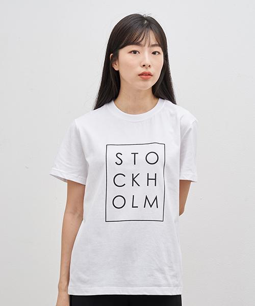 Geulaepigseu Stockholm White Short Sleeve T-Shirt