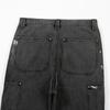 Pantalones vaqueros de calle para hombre, ropa de tendencia, pantalones vaqueros holgados con manchas de tinta en color, pantalones vaqueros con parches y flecos, pantalones holgados con cuernos