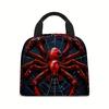 Spider Printed Lunch Bag, Insulated Tote Bag, Portable Handbag, Tote Bag Ice Bag Lunch Bag Multifunctional Lunch Bag, Insulated
