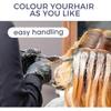 5 Pcs Silicone Highlighting Cap Kit  Punched Hole Highlight Cap with Hook Needles Salon Hair Dye Comb Hair Dye Brushes T Walkbee 3776 B