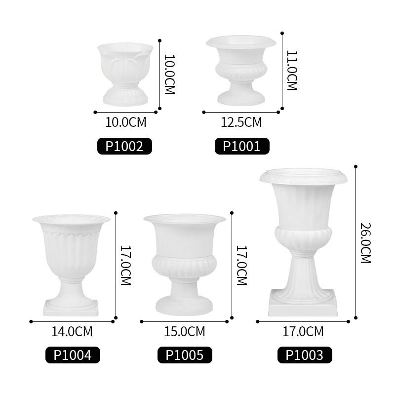 Detachable Roman Column Plastic Flower Pot
