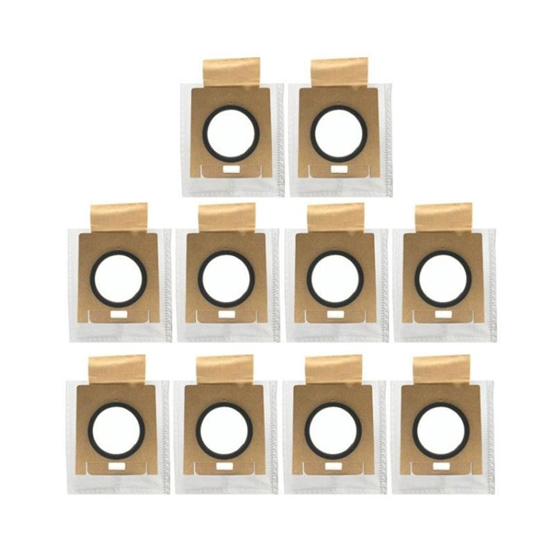 B69A For UWANT V300 Dust Bag Replacement Set 10PCS Non-Woven Garbage Vacuum Cleaner Parts Bags