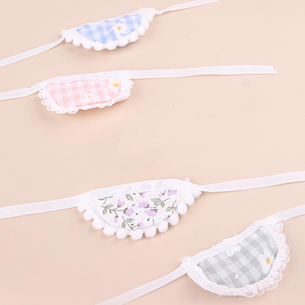 1pc Adjustable Pet Bib Cute Pattern Soft Lace Bib Neckwear Clothing Accessories for Small Animals Hamsters Guinea Pigs Parrots
