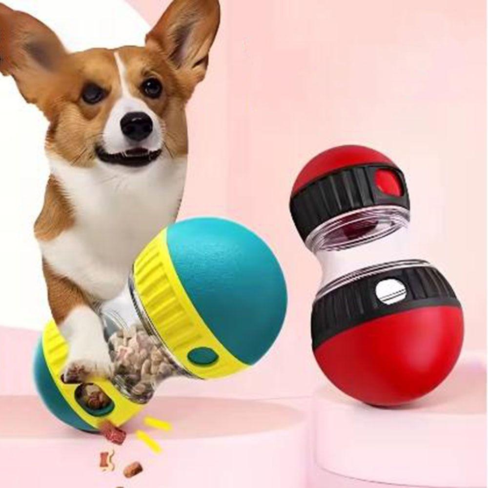 Interactive Dog Treat Leaking Toy Bite-resistant Pet Food Dispenser Dog Slow Feeder Ball  Home