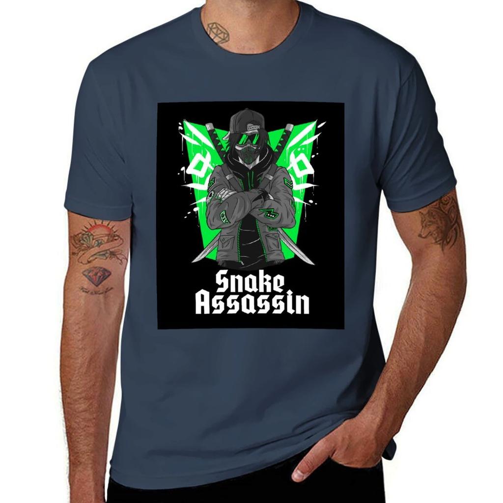 Snake Assassin Tshirt Unisex T Shirts High Quality Luxury Brand T Shirt Unisex Casual Tshirt