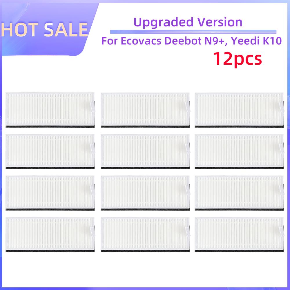 Piese de schimb pentru Ecovacs N9+, Yeedi K10 Robot de curățare Perie principală Perie laterală Filtru Hepa Lavetă mop Piese de schimb Accesorii
