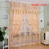 Fashion Printed Tulip Window Screen 100X200CM Polyester Drape Curtain Sheer Curtains For Living Room