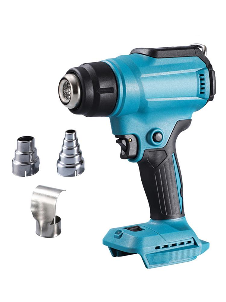 18V Heat Gun Shrink Wrapping Tool Hot Air Gun Air Dryer Soldering Thermal Blower with LED display, Tool only, No battery