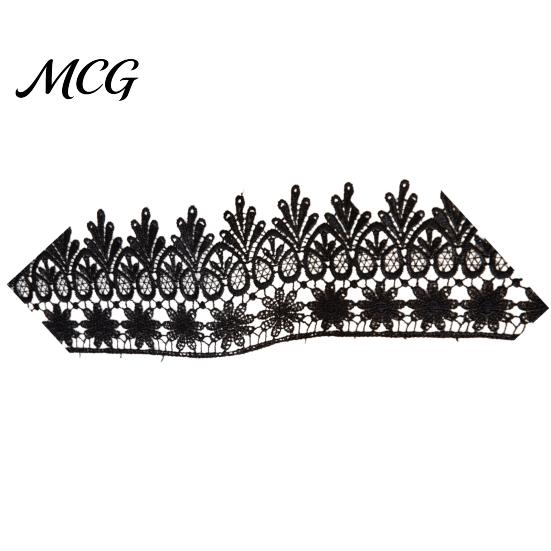 Decorative Lace for Sewing 1.4 Yards Floral Trim, 9.5cm Wide Ribbon, Craft Ribbon Crafts Edging Wedding Dress Embellishment, DIY Sewing, Gift