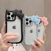 Applicable To iPhone16promax Mobile Phone Case, New Apple 15pro Transparent 14p Cat Ears 12 Simple 11 Sets