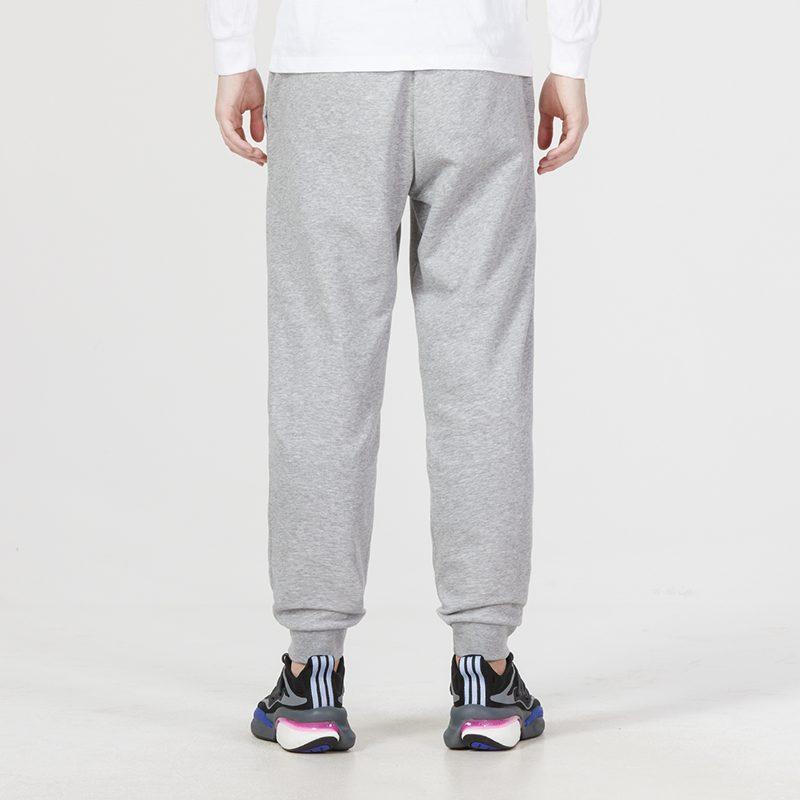 adidas Knitted Sweatpants Men's Gray Moderate Cuffed Pants IA4951
