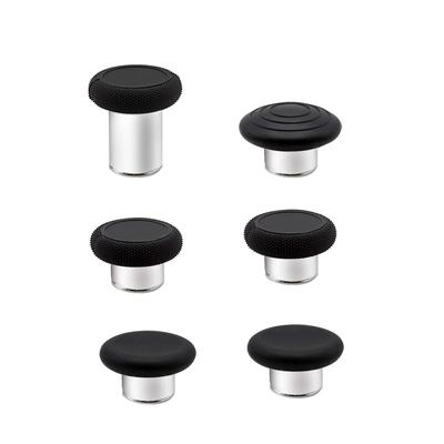 EASEGMER 6-in-1 Swap Thumbstick Replacement Magnetic Joystick for Xbox One Elite Series 2 Controller (Black)