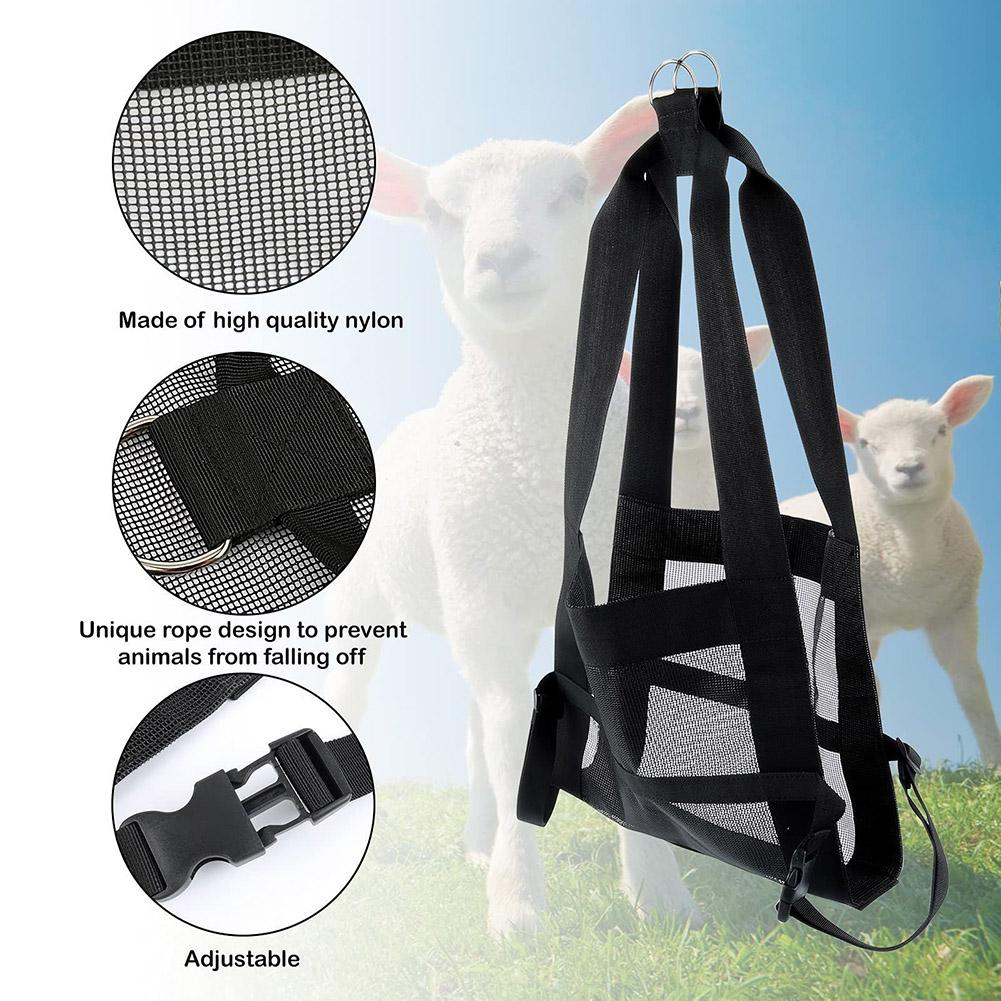 Calf Sling for Weighing Animals Calf Scale Hanging Weight Scale Sling with Adjustable Straps for Weighing Calves Lambs Goat Baby