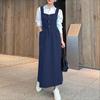 ZANZEA Damska Elegancka Kwadratowy Dekolt Bez Rękawów Casualowa Sukienka Na Ramiączkach