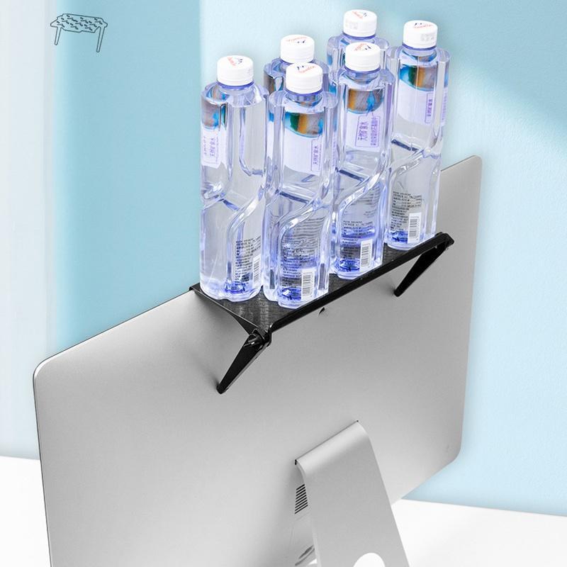 Rack TV Monitor Organizer Screen Top Storage Shelf Holder Practical Home Storage Computer Office Multi-functional Organizer