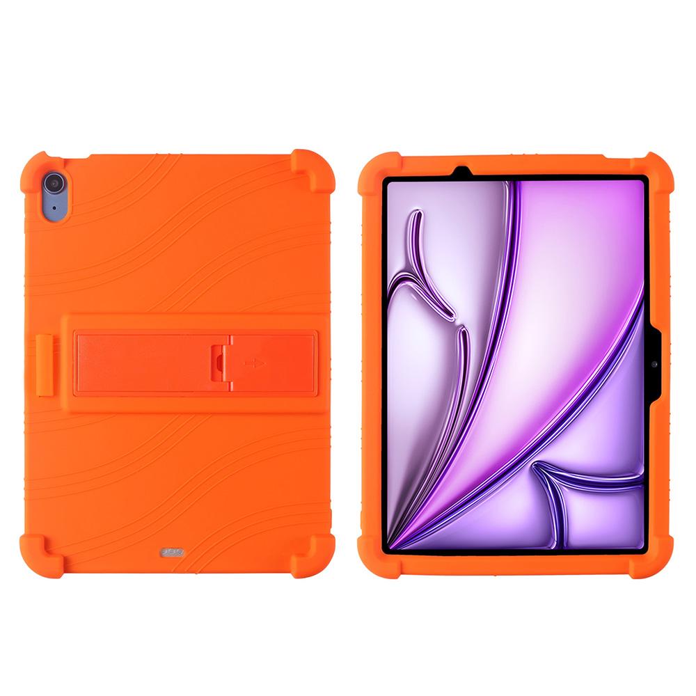 Soft Case for iPad Air 11 Inch (M4)2024(5thGen)Released for iPad Air 11 Inch Tablet Kids Friendly Soft Silicone Stand Cover