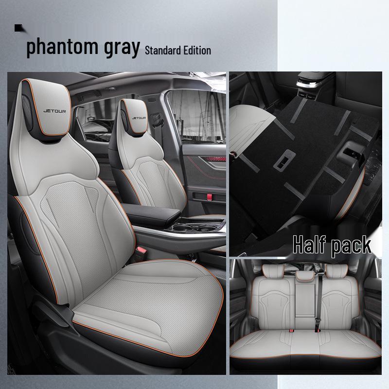 

LTCS Jietu Dasheng Sporty Leather Car Seat Cushion - All Seasons Fit 111