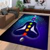 Meditation Chakra Carpet with Symbolic Colors Suitable for use as an anti-slip game mat for living room and bedroom sofas
