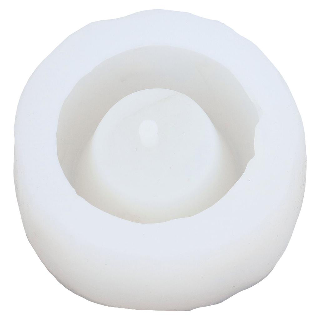 Flower Pot Mold Silicone Round Multi Functional DIY Succulent Planter Mould with Drainage Hole for Bowls Making
