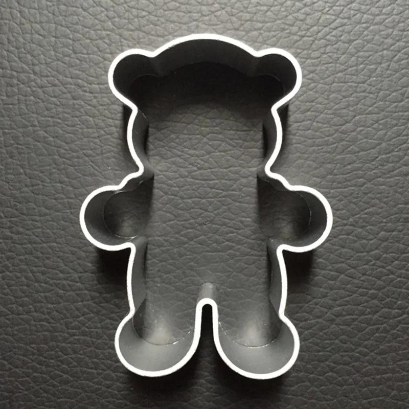 3pcs Metal Alloy Cake Cookie Bakeware Mould Fondant Cutters Biscuit Mold Kitchen Diy Little Bear Baking Tools for Cakes
