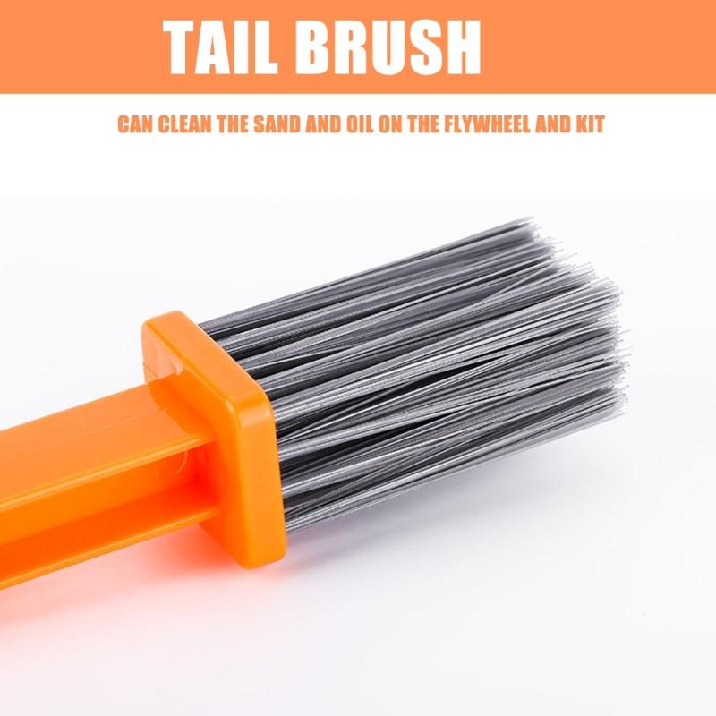 Multifunction Cleaning Brush Double Head Motorcycle Chain Cleaner Portable Bike Chain Cleaning Tool Chain Clean Brush