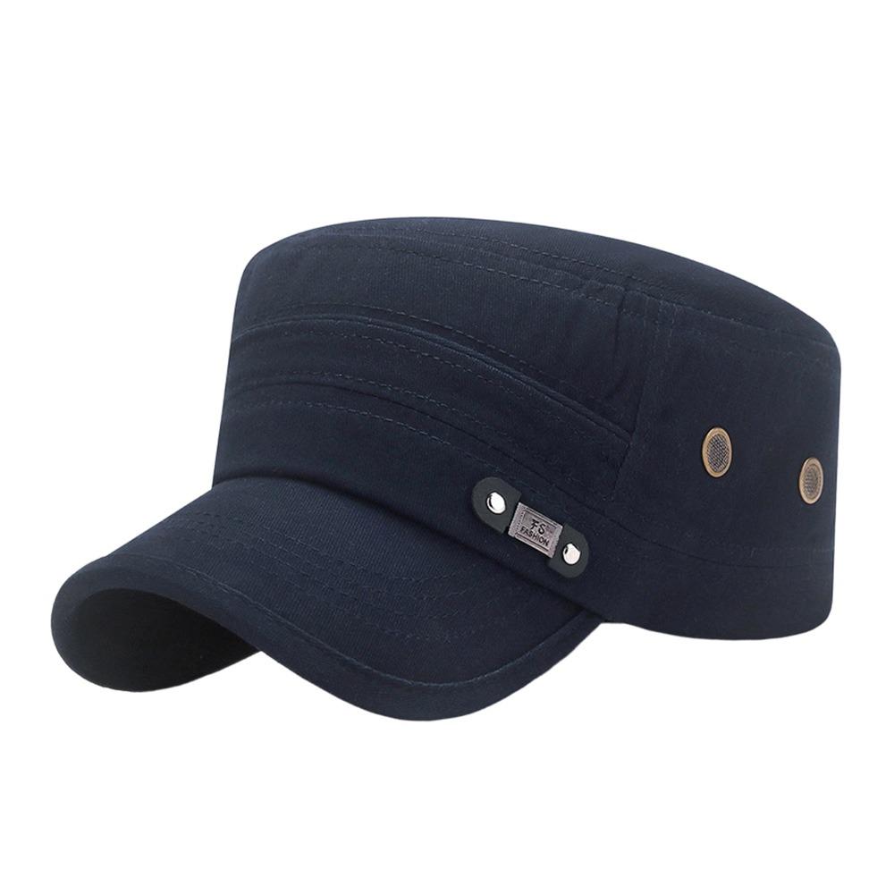 Fashion Anti-UV Fishing Hat Casual Retro Sun Hat Outdoor Sunscreen Cotton Peaked Cap Spring Summer