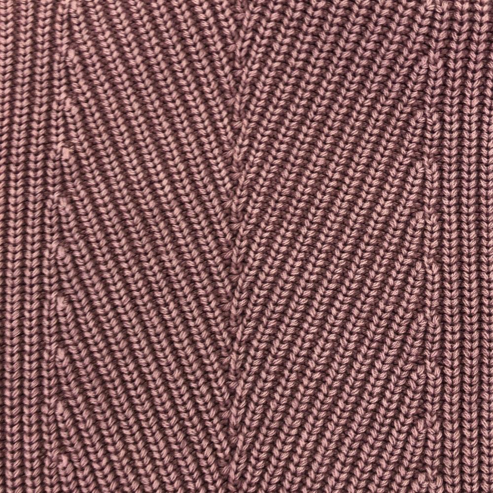 DEMYLEE Long sleeve cotton knit S smoke pink sweater Women Used