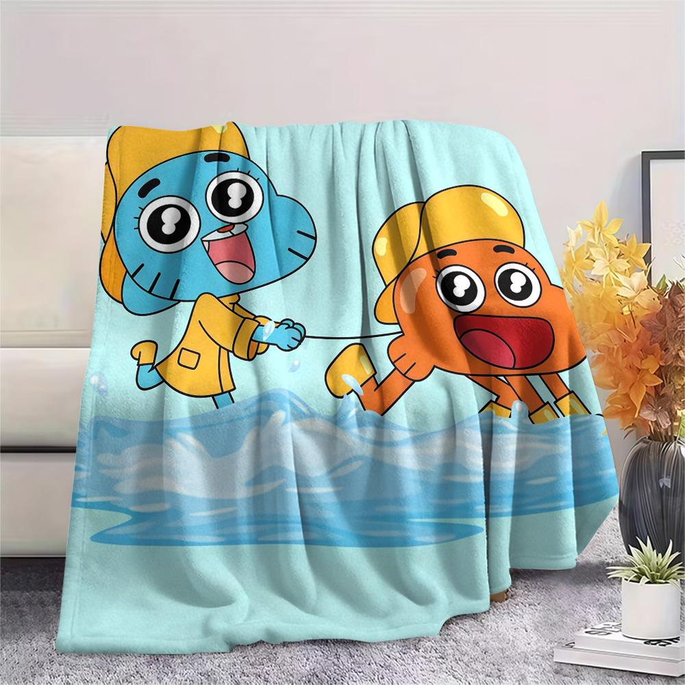 The Amazing World of Gumball2 Flannel Blanket, High quality Comfortable for All Seasons, Home Decor, Warmth and Comfort