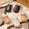Cozy Waterproof Cotton Slippers: Women's & Men's Closed-Toe, Non-Slip, Indoor Winter Warmth