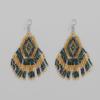 Bohemian Retro Hand-Woven Tassel Earrings