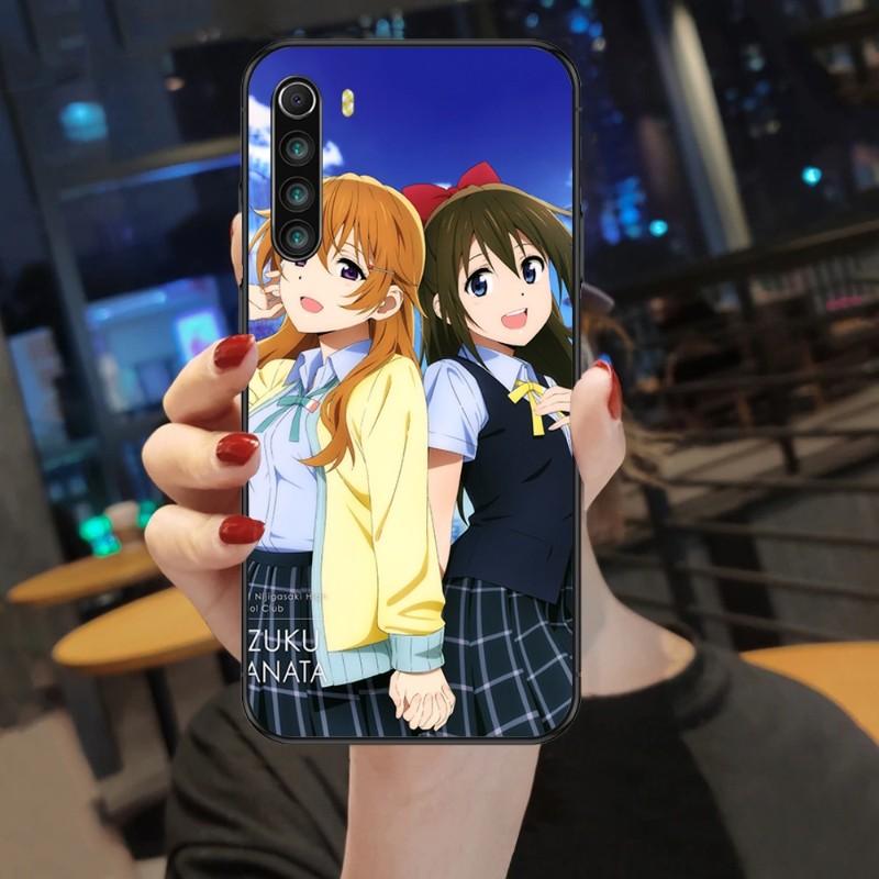 Love Live School Idol Phone Case For Xiaomi Mi 12 11T 10T 9T Lite Pro Ultra Note 10 Poco F3 F4 X4 GT Soft Black Phone Cover