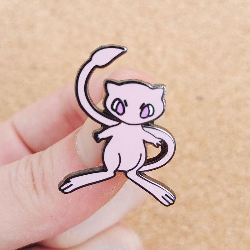 Enamel Pins Cinderace Ivysaur Badge Cute Mew Gengar Brooches Backpack Clothes Collection Decor Accessories Gift for Kid
