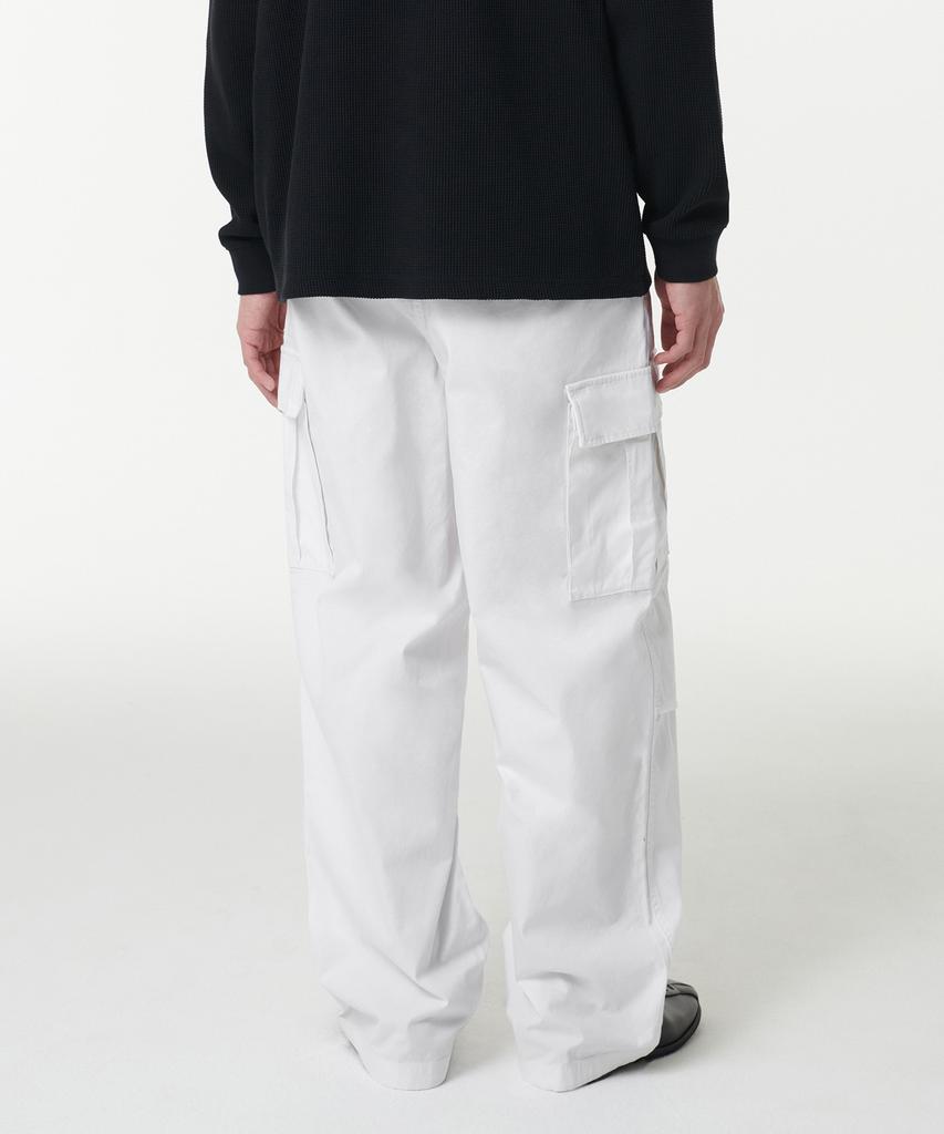 Musinsa Standard Cotton Parachute Cargo Pants [Off-White]