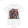 Funny Patriotic Fashion Summer T Shirt For 4th Of July Featuring The Jersey Shore Cast In American Flags Heavy Cotton Vintage