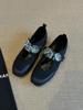 Fashion Ballet Sport Style Flat Bottom Mary Jane Shoes One Strap Polyurethane Insole Rubber Outsole Adult Casual Shoes