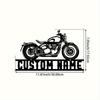 Custom Motorcycle Metal Wall Art Contemporary Indoor Outdoor Home Decor Gift