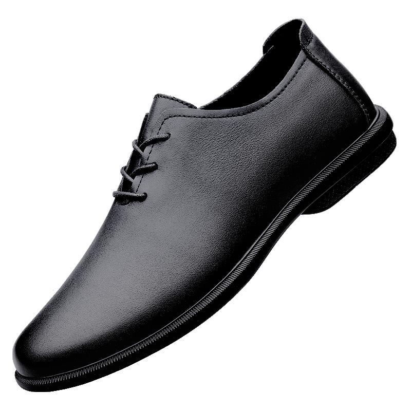 

Business Classic Men s Leather Shoes Luxury gentleman style design Comfortable daily walking Leisure quality shoes Lightweight 44