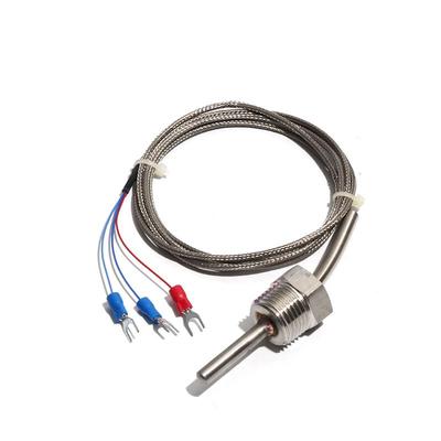 PT100 6*50mm termočlánkový regulátor teploty teplotní sondy WZP-291 Tepelný odpor PTFE postříbřený