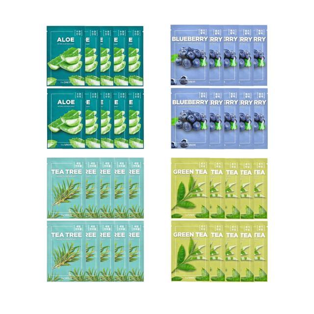 The Saem Набор масок-патчей для лица - 25 видов Blueberry