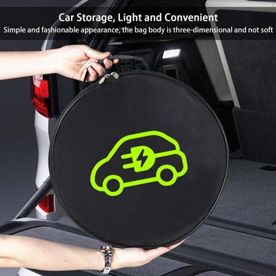 Taška na startovací kabely k baterii elektromobilu Ohnivzdorný organizér pro uložení dobíjecích pistolí, nabíjecích kabelů, šňůr, hadic