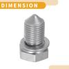 Partuto Drain Plug Pan Thread Repair No.N90813202 - Car Sump Drain Nut