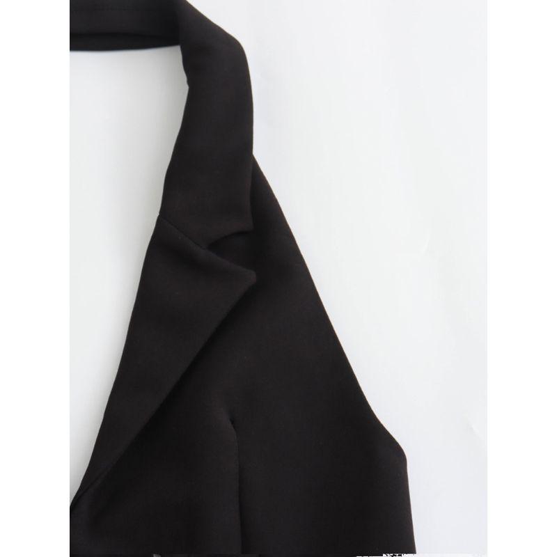 Kaslead New Arrival Women's Clothing Fashion Style Fashion Casual Open Back Hanging Collar Tops 2838777 800