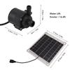 12V 10W Fountain Panel Pump Watering System Mini Solar Panel Fountain with Adjustment Switch Solar Panel Pump Kits for Fish Tank