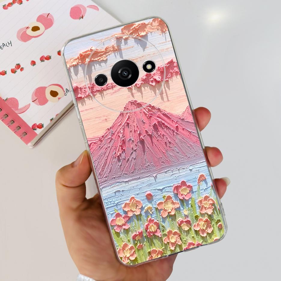 For Xiaomi Redmi A3 Case Cute Fashion Painted Cover Soft Silicone Protective Shell For Xiaomi Redmi A3 RedmiA3 Phone Case Bumper