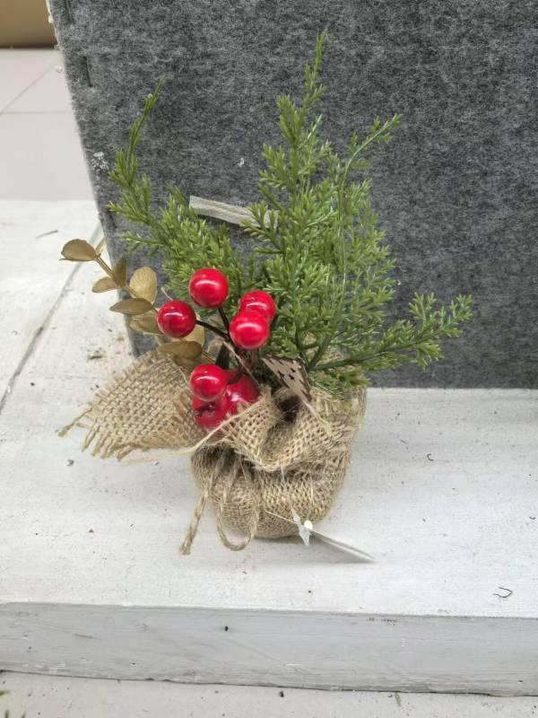 

Artificial Plants Flower HotSale Home Living Room Festival Outdoor Garden Wedding Decor Cute Christmas Tree For Family Gathering 1 pc