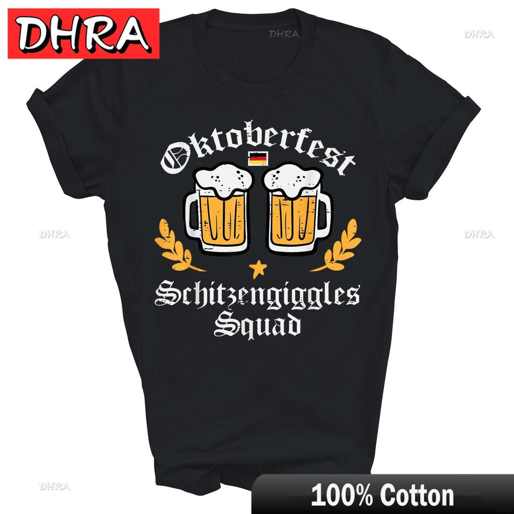 Oktoberfest Schitzengiggles Squad GerUnisex Trinken Unisex Shirt Geschenk Kreative T-Shirts Tees für Homeoffice T-Shirt Unisex