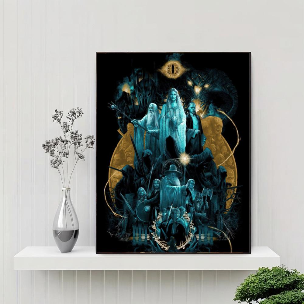 Mystical Owl Witch 5D Diy Diamond Paintings Mosaic Wall Round Diamond Art Painting Kits Embroidery Crystal Accessories Frameless