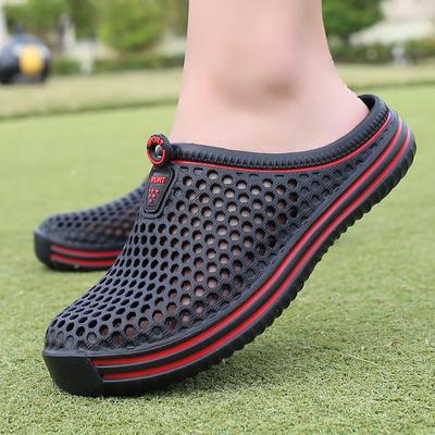 Letní pantofle Pánské Vydlabané Prodyšné Plážové žabky Unisex Ležérní Nazouvací Ploché Sandály Zapatos Hombre Pánské Boty velikost 45