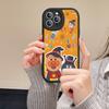 Fashion Anpanman Phone Case Hard Leather For iPhone 16 15 14 13 12 Mini 11 14 Pro Max Xs X Xr 7 8 Plus Fundas