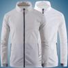 Men's Outdoor Sunscreen Clothing Summer Thin Solid Color Casual Trend Korean Version Handsome Stand-up Collar Breathable Trench Coat Jacket